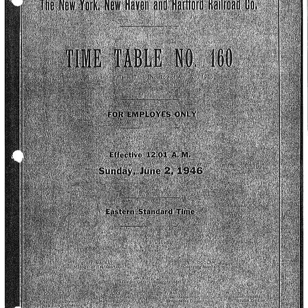 NHRR ETT #160 1946-06-02